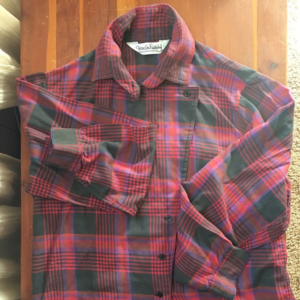 Vintage Diane Von Furstenberg Button Up